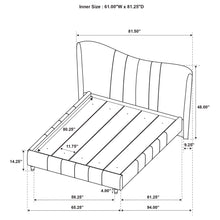 Load image into Gallery viewer, Evelyn Panel Platform Bed

