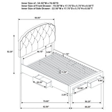 Load image into Gallery viewer, Marianna Panel Platform Storage Bed
