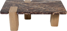 Load image into Gallery viewer, Ravenna - Marble/Stone Coffee Table - Burgundy
