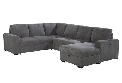 U2660 - Right Facing Chaise And Arm - Gray