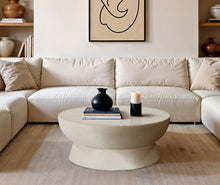 Load image into Gallery viewer, Avaya - Concrete And Fiberglass Indoor / Outdoor Coffee Table - Cream
