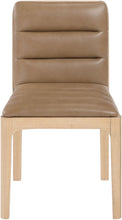 Load image into Gallery viewer, Ellis - Vegan Leather Upholstered Dining Chair (Set of 2) - Tan / Natural
