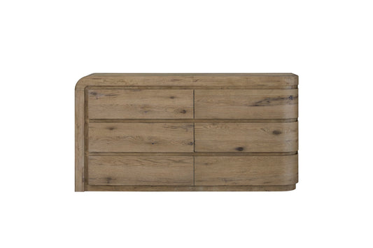 Pagosa - Curved Dresser - English Knotty Oak