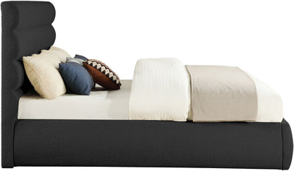 Adam - Boucle Fabric Bed With 52" Headboard