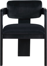 Load image into Gallery viewer, Sacha - Velvet Dining Chair With Black Base (Set of 2)
