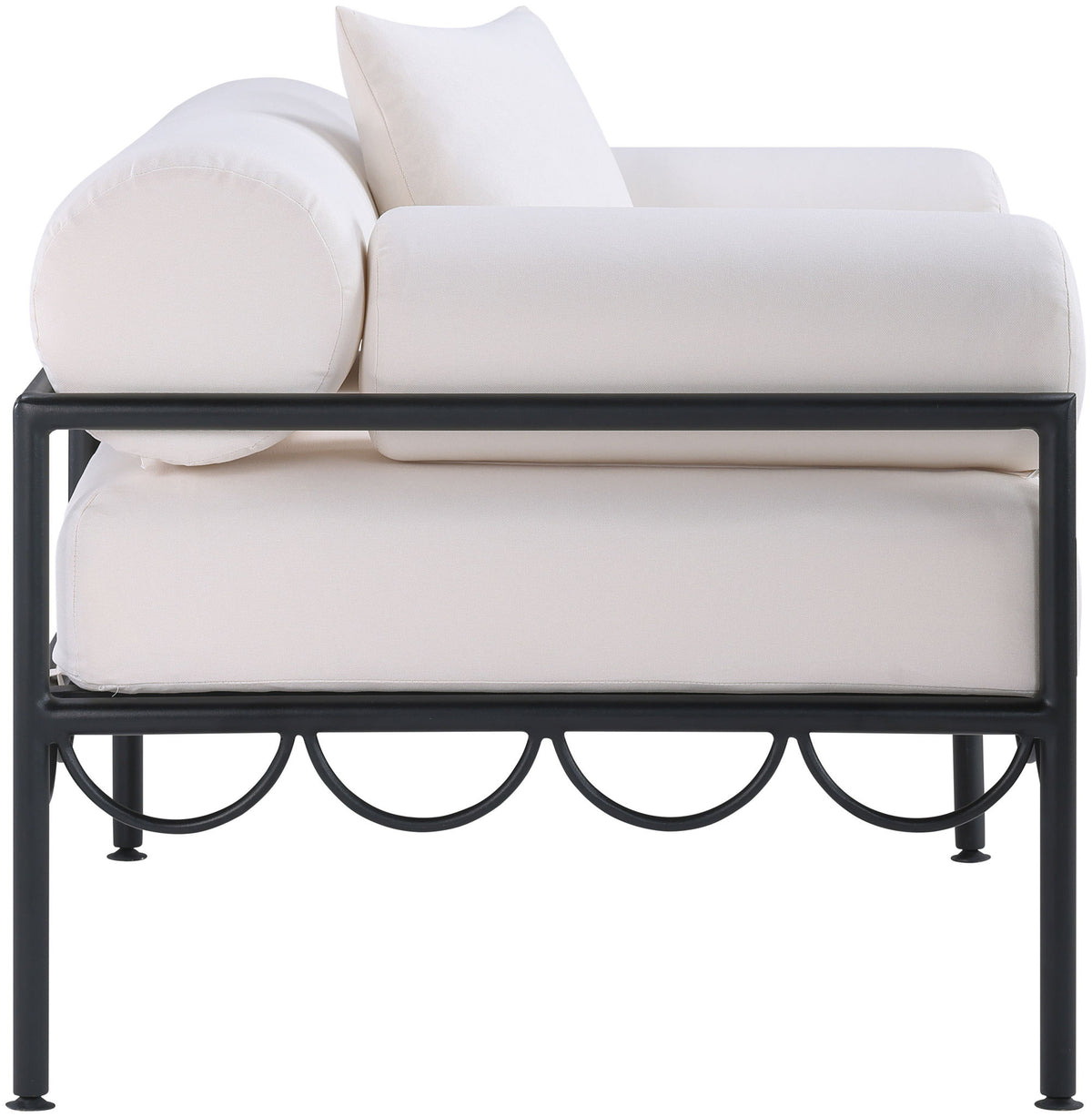 Portofino - Resilient Water Repellent Fabric Upholstered Outdoor Patio Chair