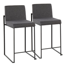 Load image into Gallery viewer, Fuji - Contemporary Modern Elegance, High Back Counter Stool
