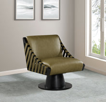 Load image into Gallery viewer, Millwin - Swivel Accent Chair With Black Base
