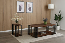 Load image into Gallery viewer, Vertex - Rectangular 3 Piece Occasional Set (1 Coffee &amp; 2 End Tables) - Brown / Black
