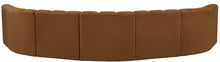 Load image into Gallery viewer, Arc - Velvet 7 Piece U-Shaped Modular Sofa - Saddle
