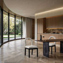Load image into Gallery viewer, Conrad - Velvet Dining Chair With Black Legs

