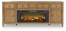 Load image into Gallery viewer, Sharlance - 81" TV Stand With Electric Fireplace
