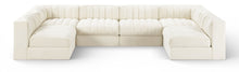 Load image into Gallery viewer, Rummi - Armless Velvet Performance Fabric Upholstered 6 Piece Modular Sectional
