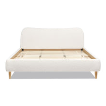 Load image into Gallery viewer, Roman - Curved Headboard Upholstered Platform Bed
