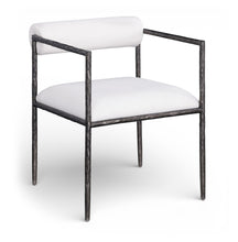 Load image into Gallery viewer, Axis - Linen Textured Cream Fabric Upholstered Dining Chair (Set of 2)
