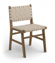 Load image into Gallery viewer, Entwine - Vegan Leather Upholstered Dining Chair - Painted Brown
