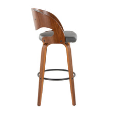 Load image into Gallery viewer, Pino - Mid Century Modern Fixed Height Barstool With Swivel &amp; Round Footrest (Set of 2)

