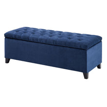 Load image into Gallery viewer, Shandra - Tufted Top Soft Close Storage Bench
