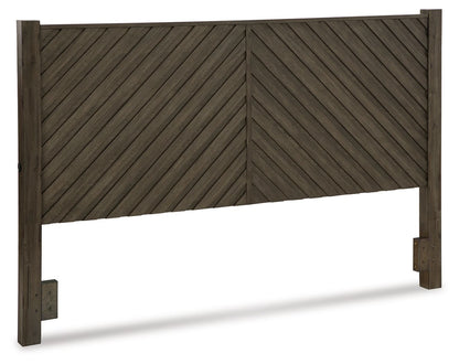 Arkenton - King/Cal King Panel Headboard - Grayish Brown