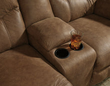 Load image into Gallery viewer, Boxberg Reclining Loveseat with Console
