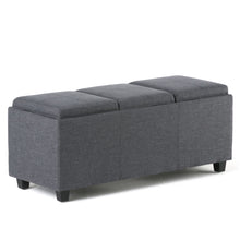 Load image into Gallery viewer, Avalon - Upholstered Storage Ottoman
