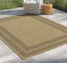 Load image into Gallery viewer, Earth - 7'10" X 10'3" Polypropylene, Indoor, Outdoor Area Rug - Jute, Mocha
