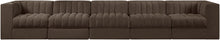 Load image into Gallery viewer, Rummi - Velvet Performance Fabric Upholstered 5 Piece Modular Sofa
