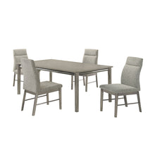 Load image into Gallery viewer, Lennox - 5 Piece Dining Room Set (Dining Table With 4 Chairs) - Gray / Silver
