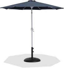 Load image into Gallery viewer, Fiji - Aluminum Patio Umbrella With Round Black And White Base
