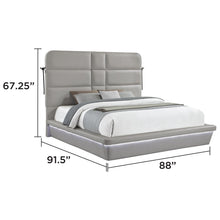 Load image into Gallery viewer, Futura - Upholstered Bed With Tall Headboard
