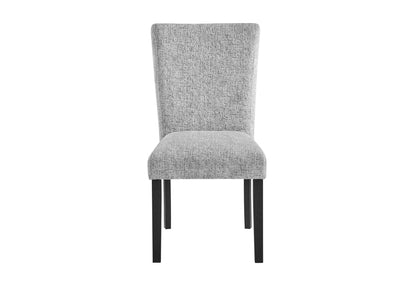 D1319 - 6 Piece Dining Room Set (Dining Table, 4 Dining Chair And Bench) - Black / Light Gray / White