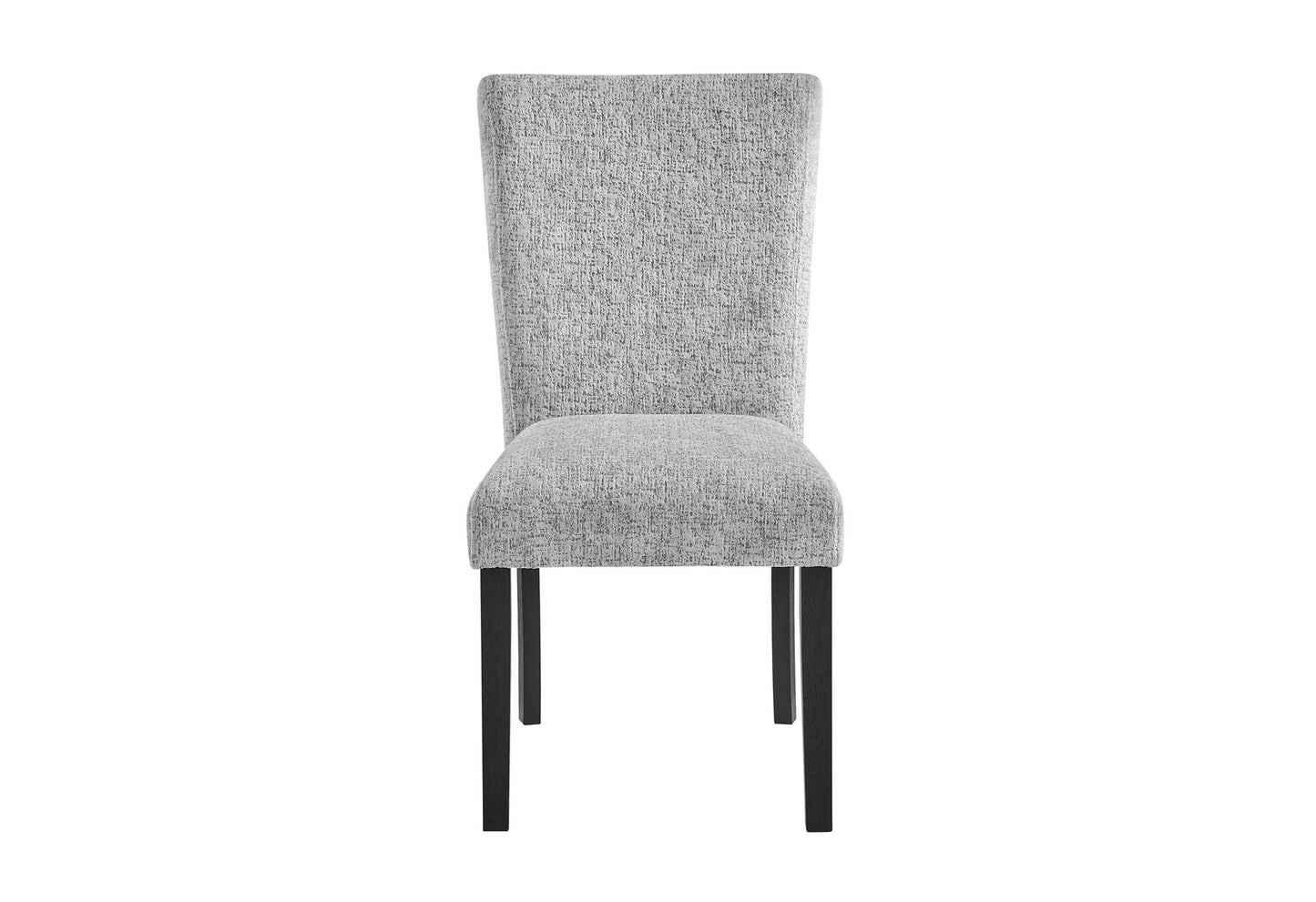 D1319 - 5 Piece Dining Room Set (Dining Table And 4 Dining Chair) - Black / Light Gray / White