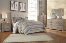 Load image into Gallery viewer, Culverbach - 5 Pc. - Dresser, Mirror, Queen Upholstered Bed, 2 Nightstands - Gray
