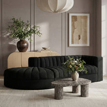 Load image into Gallery viewer, Rummi - Velvet Performance Fabric Upholstered 3 Piece Modular Sectional

