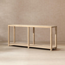 Load image into Gallery viewer, Milo - Console Table With Lower Shelf - Natural
