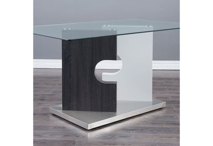 D219 - Dining Table Base - Silver