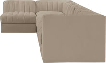 Load image into Gallery viewer, Rummi - Velvet Performance Fabric Upholstered 6 Piece Modular Sectional, L-Shaped (Right)
