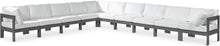 Load image into Gallery viewer, Nizuc - Outdoor Patio 10 Piece Modular Sectional With Gray Frame
