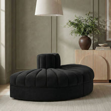 Load image into Gallery viewer, Rummi - Velvet Performance Fabric Upholstered 2 Piece  Rounded Modular Loveseat
