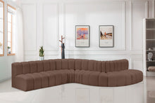 Load image into Gallery viewer, Arc - Faux Leather 7 Piece Modular Sofa
