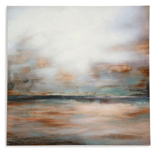 Weatheridge - Wall Art - Grey / Gold