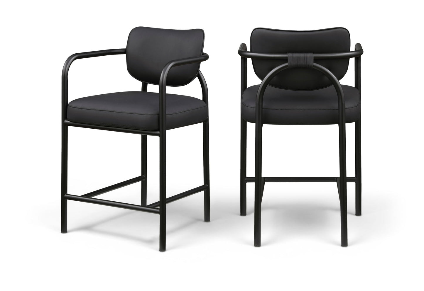 Serava - Vegan Leather Upholstered Bar Stool