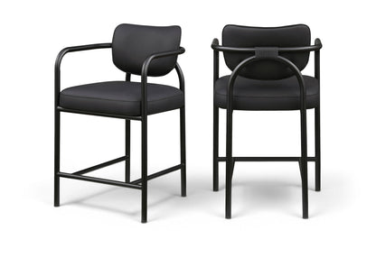 Serava - Vegan Leather Upholstered Bar Stool
