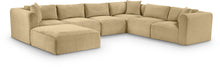 Load image into Gallery viewer, Shaggy - 7 Piece Modular U-Shaped Sectional With Ottoman
