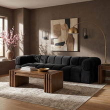 Load image into Gallery viewer, Orin - Velvet Performance Fabric Upholstered 3 Piece Modular Sofa

