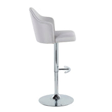 Load image into Gallery viewer, Ahoy - Contemporary Adjustable Barstool With Swivel With Rounded T Footrest (Set of 2)
