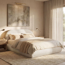 Load image into Gallery viewer, Archie Puffy Grounded - Upholstered Platform Bed
