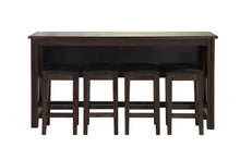 Load image into Gallery viewer, Carmina - 5 Piece Drop Leaf Counter Set - Dark Brown
