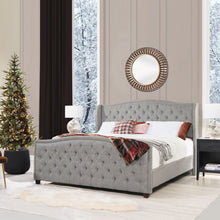 Load image into Gallery viewer, Marcella - Upholstered Shelter Headboard Bed Set
