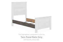 Load image into Gallery viewer, Frandern - Twin Panel Rails - Gray
